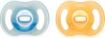 Tommee Tippee Ultra Light Night cumi 6-18m Orange/ Blue 2 db