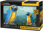 CubicFun DS1097 - National Geographic, Kéktorkú Ara - 94 db-os 3D puzzle (3D-DS1097)