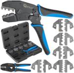 GEKO Krimpelőfogó készlet 5 cserélhető pofával (G01769)