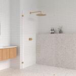 AREZZO design design CLEAR walk-in zuhanyfal, átlátszó 1200x2000 matt fekete (AR-AS1120200+AR-ASPRMB)