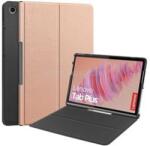 Gigapack Lenovo Tab Plus GIGAPACK Tok álló, bőr hatású FLIP, oldalra nyíló, ROZÉARANY (GP-181790) (GP-181790)
