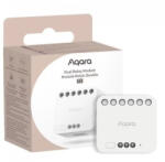 Aqara releu inteligent cu 2 canale aqara dual relay module t2, zigbee, monitorizare consum, dry contact (6970504218635)