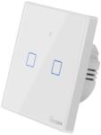 Sonoff (aplicația eWeLink) Sonoff T2EU2C TX Smart WiFi + RF - Intrerupator tactil dublu (T2EU2C-TX)