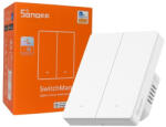 SONOFF intrerupator inteligent sonoff zbm5-2c-80w, 2 canale, 10a, zigbee, alb (6920075743043)