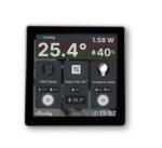Shelly intrerupator smart cu touchscreen shelly wall display, wi-fi, negru bluethooth (3800235262597)