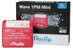 Shelly releu inteligent shelly qubino wave 1pm mini, cu masurarea consumul, 1 canal, 8a, z-wave (3800235269145)