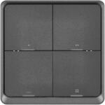 EMOS Intrerupator inteligent cvadruplu emos gosmart ip-2004zb, zigbee 3.0, alimentare cr 2430 3 v, negru (107-IP-2004ZB)