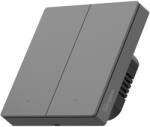 SONOFF m5-2c-86m - intrerupator inteligent dublu cu buton fizic, 2 canale, protocol matter, seria switchman (6920075743722)