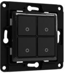 Shelly wall switch 4 - negru (3800235266205)