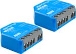 Shelly pachet de 2 x shelly 1 gen4 , modul releu inteligent wifi, matter, zigbee, bluetooth (3800238070694)