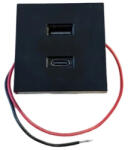 Shelly adaptor usb pentru suportul shelly wall display negru (3800235269664)