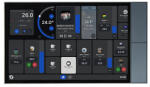 Shelly wall display xl silver , panou tactil smart 10.1, ³ pentru control central al casei (3800238071691)