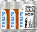 Philips Longlife AA elemek R6L4F/10 1, 5 V 4 db