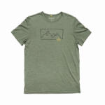 Devold Active "Outline" Tee Man férfi póló M / zöld/fekete