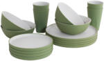 Outwell Gala 4 Person Dinner Set edénykészlet zöld