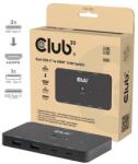 Club 3D CSV-2512 KVM kapcsoló Fekete (CSV-2512)