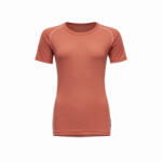 Devold Lauparen Merino 190 Base Tee Wmn női funkcionális felső S / piros/narancssárga