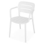  Scaun exterior suprapozabil MARCO alb din polipropilena (MGDW831WH)