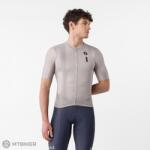 Castelli DRITTONE LOGO mez, földes szürke/belga kék (XXL)