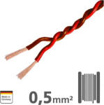 Ampire Cabluri audio IKV050-RT-50 Cablu rasucit Ampire pentru difuzoare 2x0.5mm2 (ikv050-rt-50)