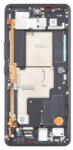 ASUS ROG Phone 8, 8 Pro előlap keret, lcd kijelző és érintőpanel, fekete, Phantom Black (Same Size, OLED)