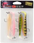  FOX RAGE Fox Rage Zander Pro Loaded UV Mixed Colour Pack 12cm 12g 4/0 jig head x 4