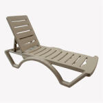 Iris GF-610 Sunset capuccino műanyag, háttámlás napágy 65x188x30cm (GF-610) - pepita