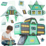 KIK 108 db-os Kreatív Mágneses Építőkockák - Űrállomás Készlet