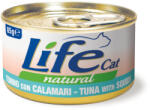  Life Cat Natural 12x85g Life Cat Natural Adult Tonhal & tintahal nedves macskatáp