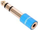 Vention 6.5mm jack/M - 3.5mm/F, (audio, kék), adapter