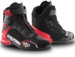 IXON Bull 2 Air motoros cipő fekete-fehér-piros - motozem - 57 120 Ft