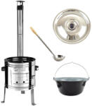 Pro-Tech Set pentru gulaș din inox cu ceaun emailat 10 l Pro-Tech CHEF SET028 (SET028) Ceaun