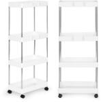 Homelux Raft de baie rulant cu 4 rafturi (PJJCBS101-04)
