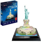 CubicFun L536 - Szabadság szobor LED világítással - 37 db-os 3D puzzle (3D-L536) - puzzle