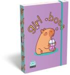 LIZZY Füzetbox, A5, LIZZYSULI, Lollipop Capybara, zöld (TICFBLCBA5) - webpapir