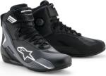Alpinestars Ghete moto Alpinestars Faster-4 Drystar negru-gri închis-alb (AIM133-75)