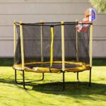 Chipolino Trambulina Chipolino Sporty 140 cm cu cos baschet yellow (TRAMPS024YE)
