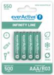 everActive Ever Active EVHRL03-550 Újratölthető ceruzaelem (4db/csomag) (EVHRL03-550) (EVHRL03-550)