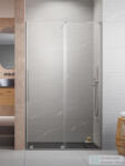 Radaway Furo SL DWJ 100J jobbos zuhanyajtó, szálcsiszolt króm 10307522-91-01R+10110480-01-01 (10307522-91-01R_10110480-01-01)
