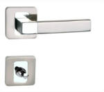 Maestro BASIC Florida króm-szatén nikkel négyzetrozettás WC