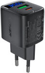 ACEFAST A116 GaN Hálózati Töltő PD 35W - USB-A + USB-C - Fekete (A116)