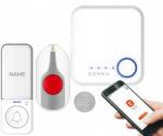 ORNO Smart vezeték nélküli ajtócsengő Wifi Tuya 90dB hatótávolság 200m +sos Kulcstartó (OR-DB-MK-175/W)
