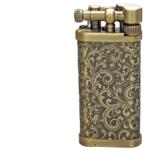 Im Corona Old Boy pipagyújtó beépített pipa tömködővel - Antikolt sárgaréz (IM-C-16480)