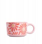 Homla Fabia alacsony bögre rózsaszín virágokkal 0, 45 l Homla (239017)