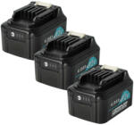 VHBW 3 db helyettesítő akkumulátor - Makita 197396-9, 197402-0, 197390-1, 197394-3 Electric Power Tool - 4000 mAh, 12 V, Li-Ion