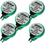 VHBW Gombelem Akkumulátor 1/V40H - 40 mAh 1, 2 V NiMH