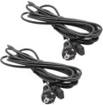 VHBW Hálózati kábel C13 Euro dugóval - 5 m