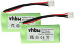 VHBW Vezeték nélküli telefon akkumulátor H-AAA500X2 - 700 mAh 2, 4 V NiMH - elektrohungary - 5 400 Ft