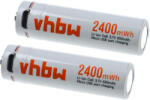 VHBW AAA Mikro Akkumulátor - 650 mAh 1, 5 V Li-Ion + Micro-USB Csatlakozás - elektrohungary - 8 100 Ft