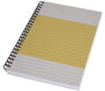 Sigel Spirálfüzet, A5, vonalas, 80 lap, puhafedeles, SIGEL "Quicknote", sárga-szürke (SISN500) - tintasziget